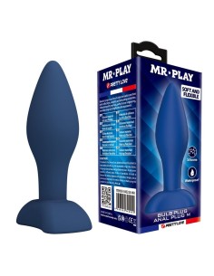 MR PLAY PLUG ANAL CANICO SILICONA AZUL M