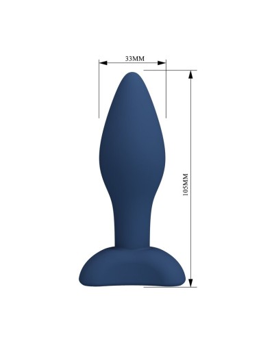 MR PLAY PLUG ANAL CANICO SILICONA AZUL M