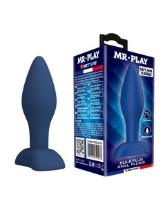 MR PLAY PLUG ANAL CANICO SILICONA AZUL S