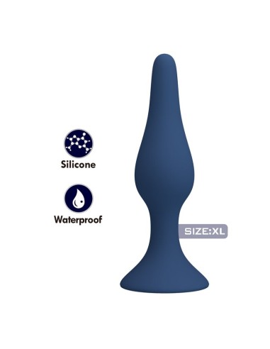 MR PLAY PLUG ANAL CANICO SILICONA AZUL XL