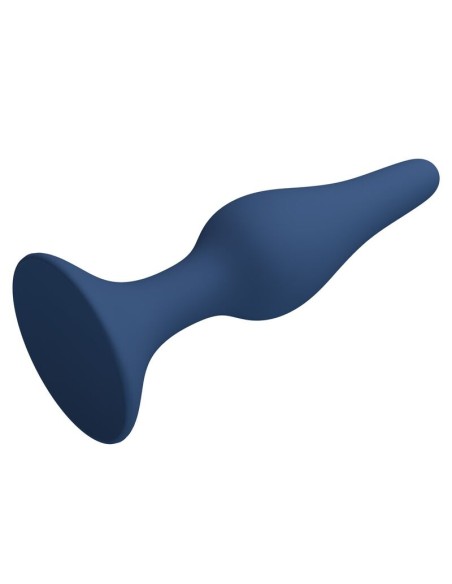 MR PLAY PLUG ANAL SILICONA AZUL SLIM TALLA S