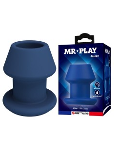 MR PLAY JACK PLUG ANAL HUECO SILICONA AZUL TALLA S