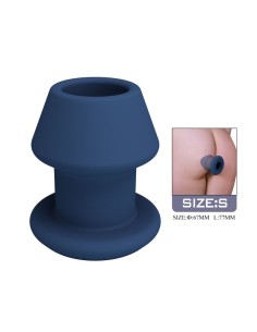 MR PLAY JACK PLUG ANAL HUECO SILICONA AZUL TALLA S 2