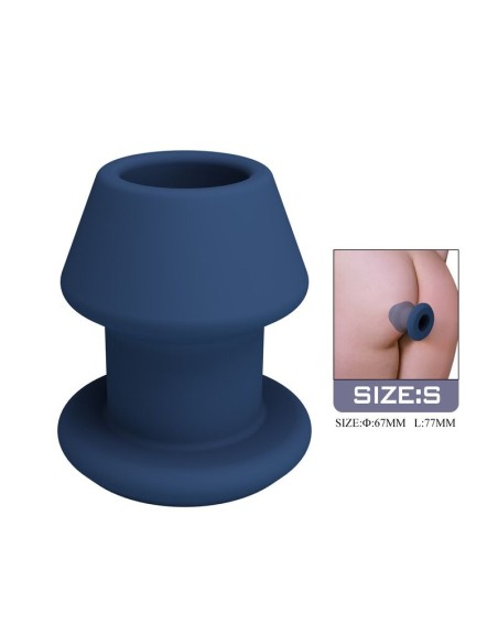 MR PLAY JACK PLUG ANAL HUECO SILICONA AZUL TALLA S