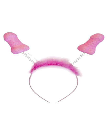 DIABLO PICANTE 6 UDS ANTENAS PITO ROSA PURPURINA