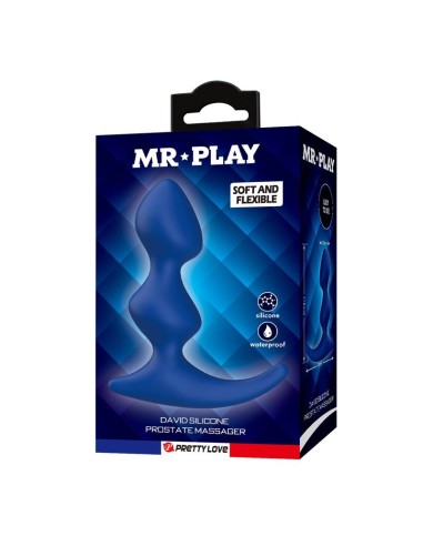 MR PLAY PLUG ANAL AZUL ERGONAMICO