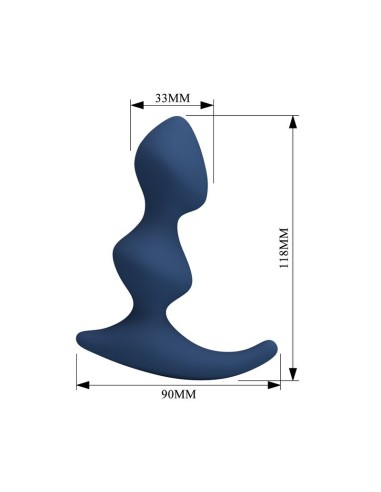 MR PLAY PLUG ANAL AZUL ERGONAMICO