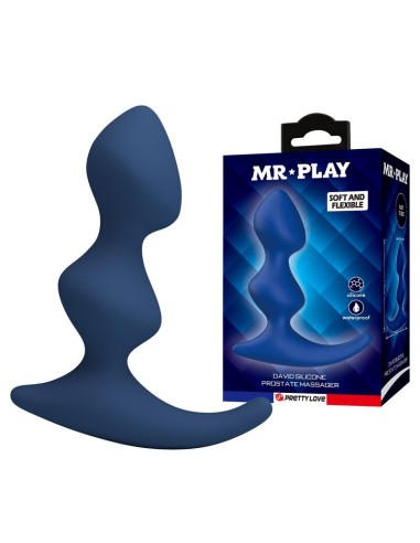 MR PLAY PLUG ANAL AZUL ERGONAMICO