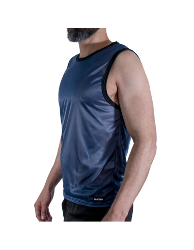 MACHO CAMISETA AZUL MARINO S M
