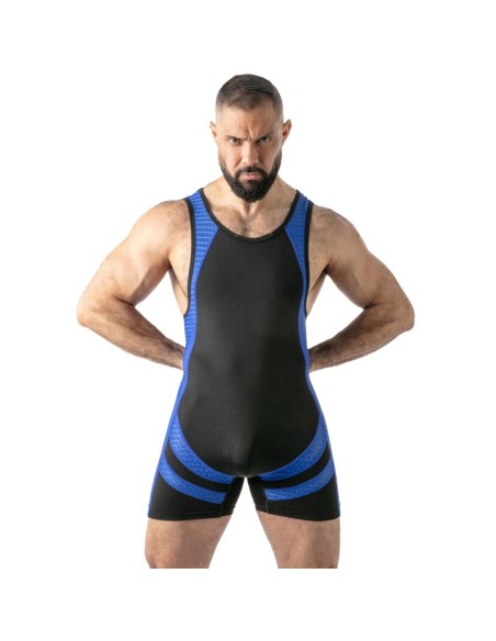 LOCKER GEAR MONO OPEN ACCESS SINGLET AZUL S