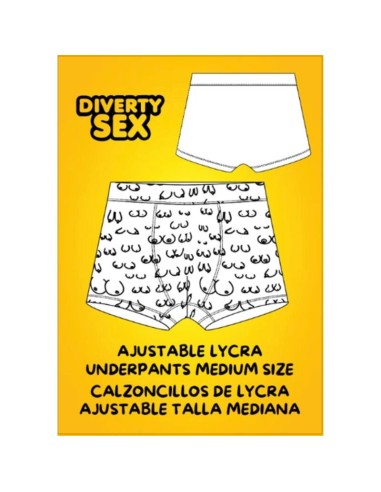 DIABLO PICANTE CALZONCILLO TETAS TALLA MEDIANA