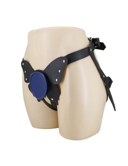 PRETTY LOVE ARNAS UNIVERSAL TIPO BRAGA PARA STRAP ON NEGRO Y AZUL