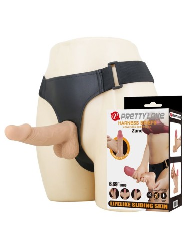 PRETTY LOVE ZANE ARNAS CON DILDO FLEXIBLE 17 CM A 43 CM COLOR NATURAL