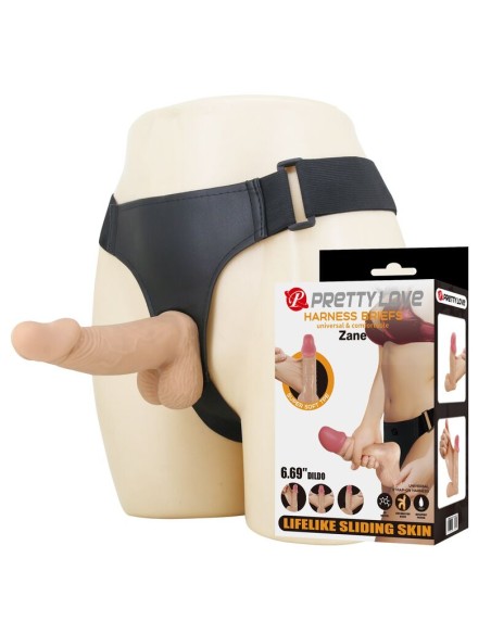 PRETTY LOVE ZANE ARNAS CON DILDO FLEXIBLE 17 CM A 43 CM COLOR NATURAL