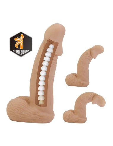 PRETTY LOVE ZANE ARNAS CON DILDO FLEXIBLE 17 CM A 43 CM COLOR NATURAL