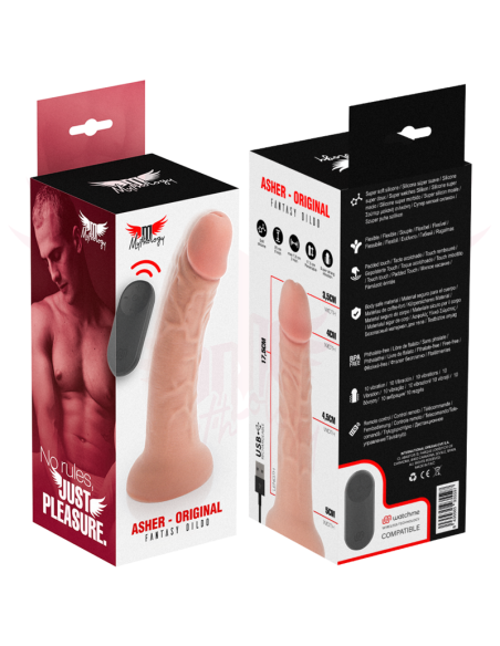 MYTHOLOGY ASHER ORIGINAL DILDO M VIBRADOR COMPATIBLE CON WATCHME WIRELESS TECHNOLOGY