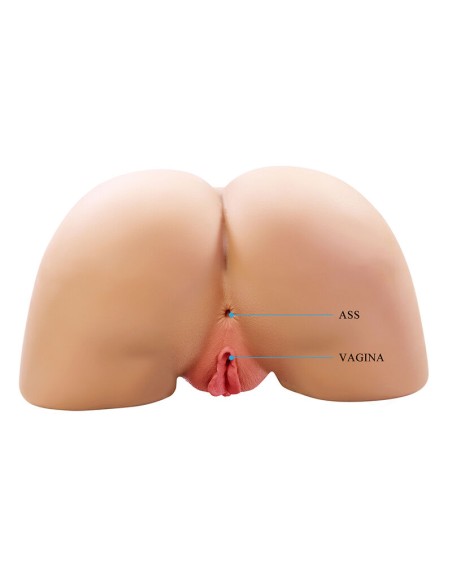 CRAZY BULL OLIVIA MASTURBADOR VAGINAL Y ANAL DOBLE CON VIBRACIAN