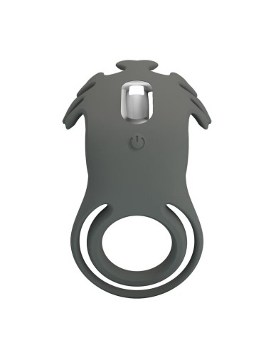 PRETTY LOVE ANILLO VIBRADOR RECARGABLE CON ESTIMULADOR