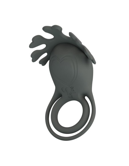 PRETTY LOVE ANILLO VIBRADOR RECARGABLE CON ESTIMULADOR