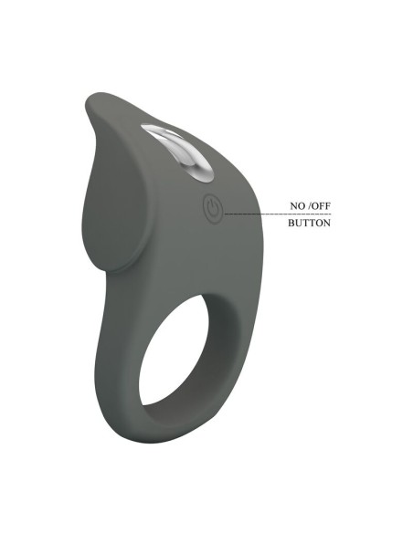 PRETTY LOVE ANILLO VIBRADOR RECARGABLE SILICONA FLEXIBLE