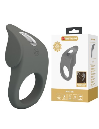 PRETTY LOVE ANILLO VIBRADOR RECARGABLE SILICONA FLEXIBLE