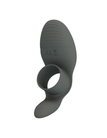 PRETTY LOVE ANILLO VIBRADOR RECARGABLE CON DOBLE ESTIMULACIAN