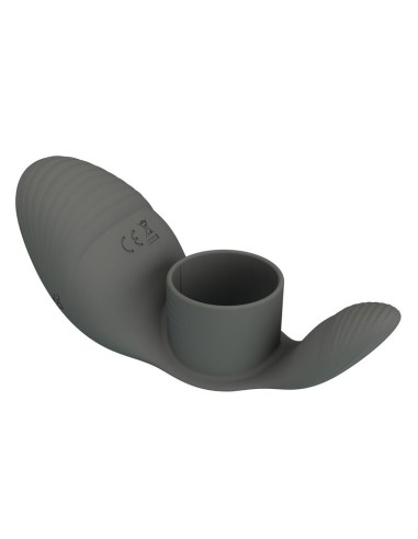 PRETTY LOVE ANILLO VIBRADOR RECARGABLE CON DOBLE ESTIMULACIAN