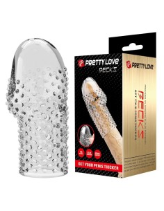 PRETTY LOVE GEEK S FUNDA PARA PENE GET YOUR PENIS THICKER TRANSPARENTE