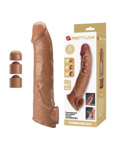 PRETTY LOVE FUNDA EXTENSORA PARA PENE AJUSTABLE 26 CM A 4 CM COLOR MARRAN