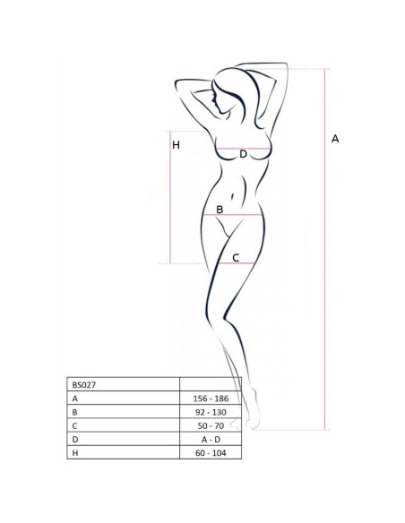 PASSION WOMAN BS027 BODYSTOCKING ESTILO VESTIDO ROJO TALLA UNICA
