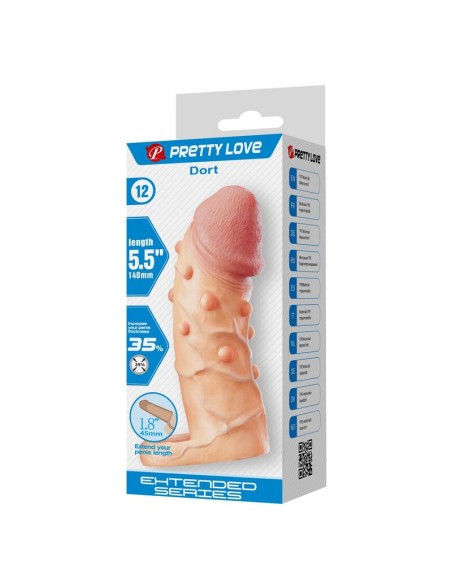 PRETTY LOVE DORT FUNDA PARA PENE EXTENSORA 14 CM A 4 CM COLOR NATURAL