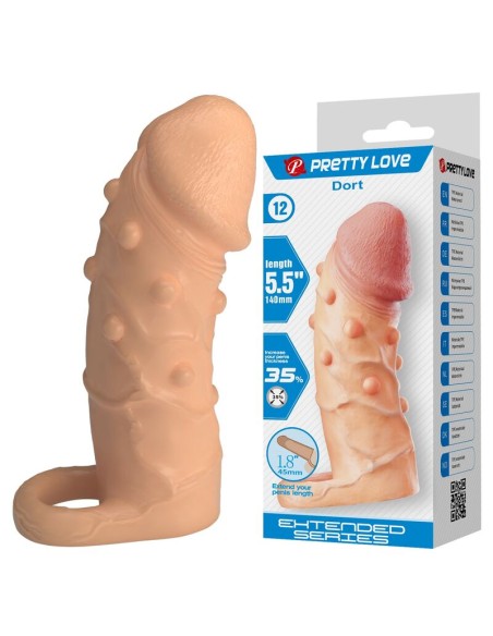 PRETTY LOVE DORT FUNDA PARA PENE EXTENSORA 14 CM A 4 CM COLOR NATURAL