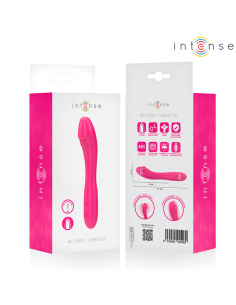 INTENSE BELINDA VIBRADOR 19 CM FLEXIBLE 10 VIBRACIONES ROSA