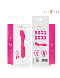 INTENSE LISETTE VIBRADOR 19 CM FLEXIBLE 10 VIBRACIONES ROSA