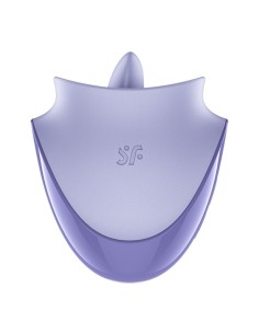 SATISFYER TONGUE DANCER ESTIMULADOR CLITORIANO CON VIBRACIAN Y PULSACIONES LILA 2