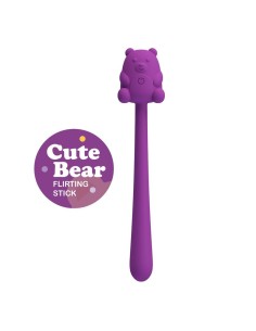 PRETTY LOVE CUTE BEAR FLIRTING STICK VIBRADOR RECARGABLE