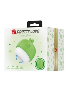 PRETTY LOVE ESTIMULADOR CLITORAL CON EFECTO LENGUA RECARGABLE VERDE 2