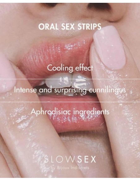 BIJOUX INDISCRETS SLOW SEX ORAL SEX STRIPS