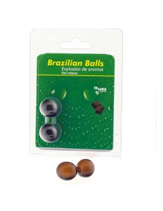 TALOKA BRAZILIAN BALLS GEL ANTIMO CHOCOLATE 2 BOLAS