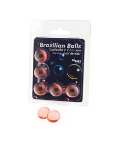 TALOKA BRAZILIAN BALLS GEL EXCITANTE EFECTO VIBRACIAN 5 BOLAS