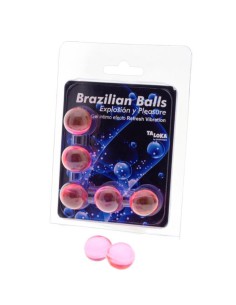 TALOKA BRAZILIAN BALLS GEL EXCITANTE EFECTO VIBRACIAN REFRESCANTE 5 BOLAS