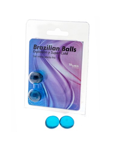 TALOKA BRAZILIAN BALLS GEL EXCITANTE EFECTO FRAO 2 BOLAS