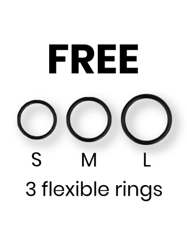 CYBER SILICOCK ARNeS CON 3 ANILLAS SILICONA