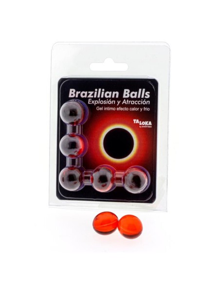 TALOKA BRAZILIAN BALLS GEL EXCITANTE EFECTO CALOR Y FRAO 5 BOLAS