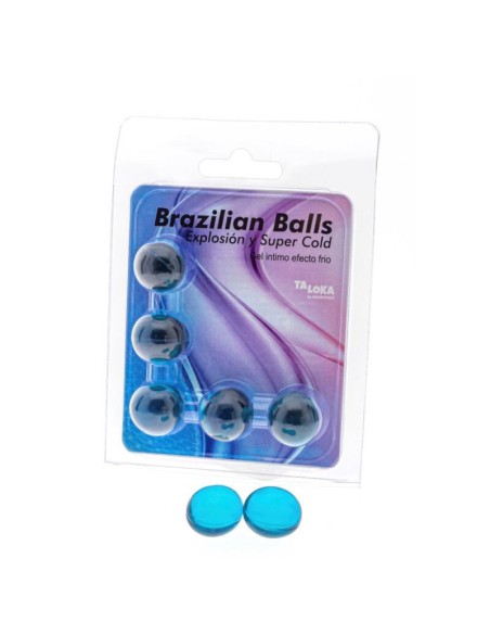 TALOKA BRAZILIAN BALLS GEL EXCITANTE EFECTO FRAO 5 BOLAS