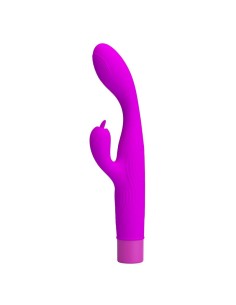 PRETTY LOVE JENE VIBRADOR DOBLE ESTIMULACIAN PARA PUNTO G Y CLATORIS MORADO 2