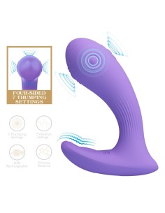 PRETTY LOVE ANDROMEDA VIBRADOR DE DOBLE ESTIMULACIAN RECARGABLE MORADO