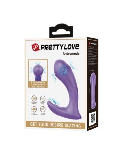 PRETTY LOVE ANDROMEDA VIBRADOR DE DOBLE ESTIMULACIAN RECARGABLE MORADO 2