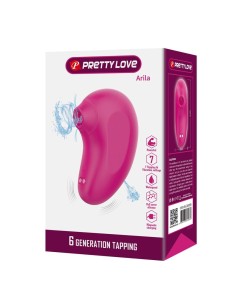 PRETTY LOVE ARILA SUCCIONADOR DE CLATORIS CON VIBRACIAN RECARGABLE ROSA 2