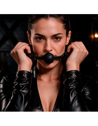 FETISH SUBMISSIVE MORDAZA TRANSPIRABLE VEGANA